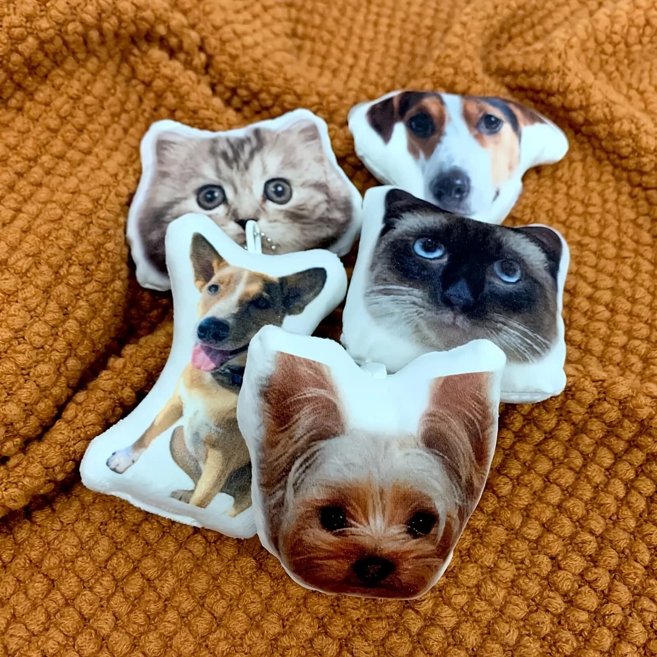 Personalizza un cuscino esclusivo per cani e gatti con immagini. Riproduci l'immagine del tuo animale domestico con la stampa 3D bifacciale. Sorpresa
