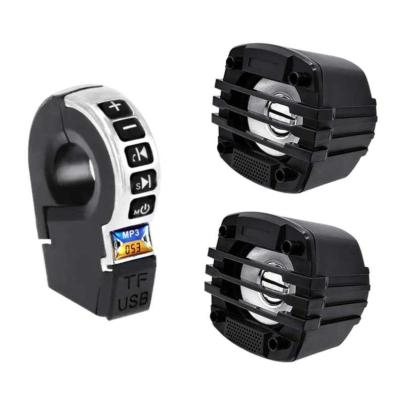 Manubrio per moto E-bike Ricarica USB Audio BT Audio con interruttore con altoparlante Bluetooth
