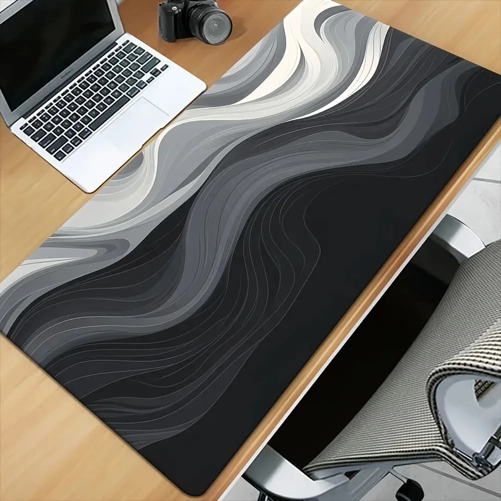 CIFBUY Striped Mouse Pad Large Non-slip Rubber Desk Mat Extended Gaming Keyboard Mat Office Computer Accessories