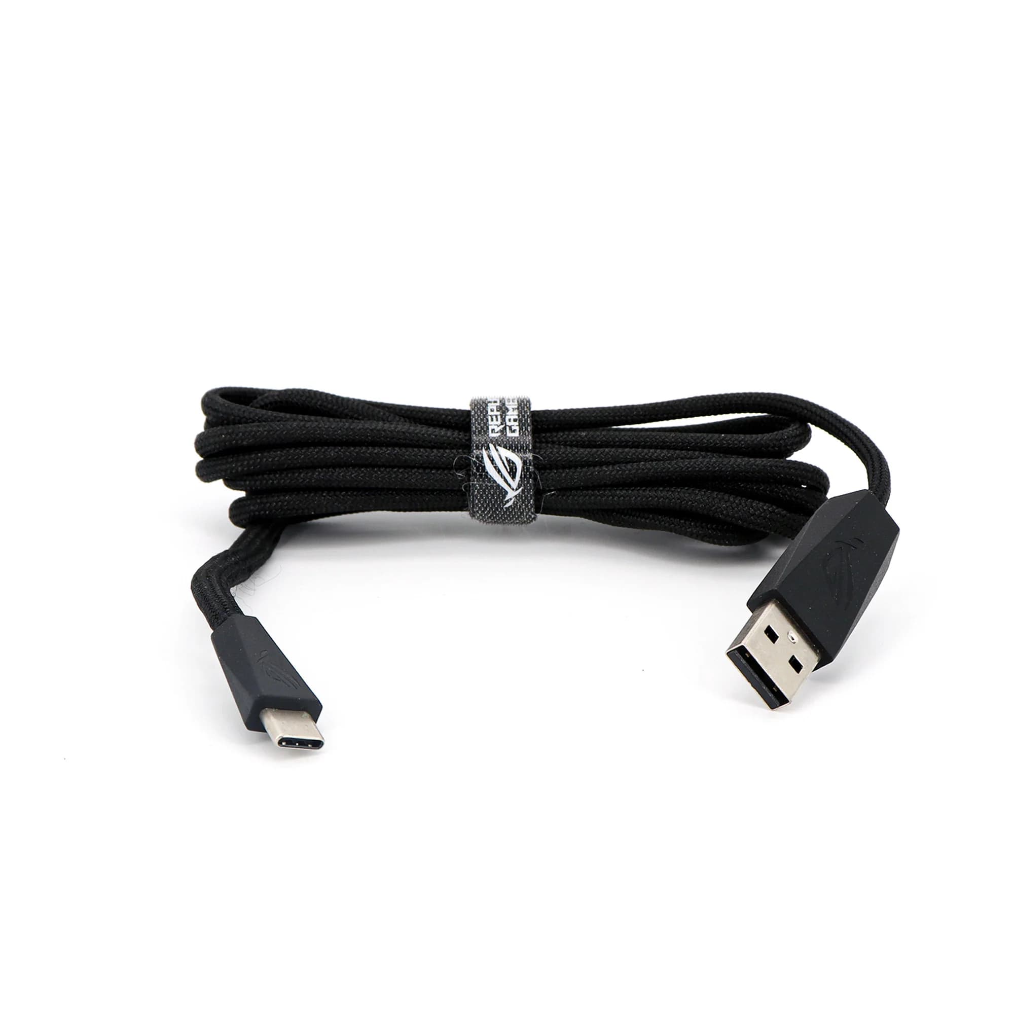 Cavo da USB-A a micro-USB intrecciato di ricambio per cuffie da gioco ASUS ROG Strix Fusion 300 500 700 – Ricarica e dati C
