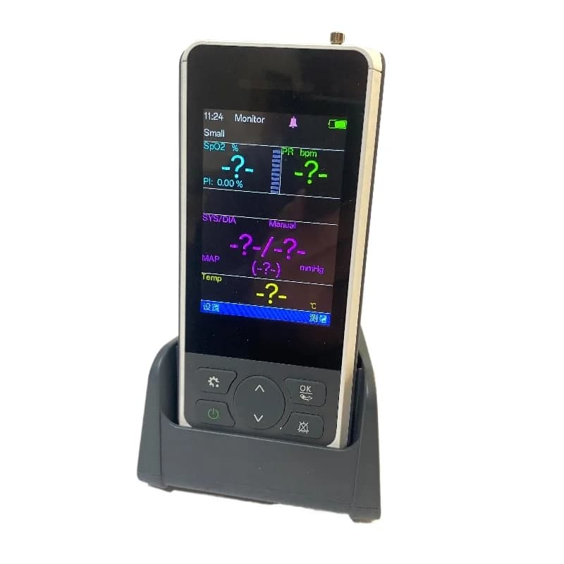 Portable Animal Blood Pressure Oxygen Pulse Monitor Four Parameter Animal Life Monitor
