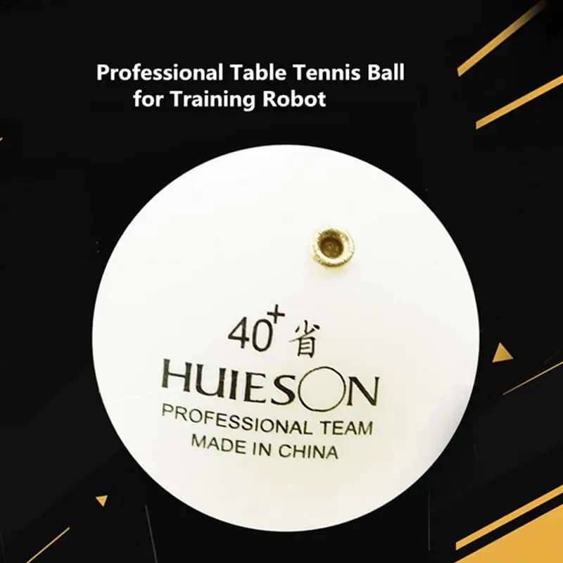 Pallina da ping pong fissa professionale da 1 pezzo con fori in bronzo per robot da allenamento per colpire il ping pong di ricambio