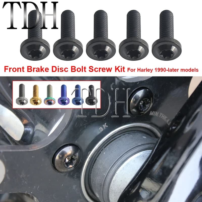 T25 Brake Disc Screw Bolt Accessories For Harley Touring Road King FLHR Street Electra Glide Ultra Classic FLTCU FLTR FLHX FLHT