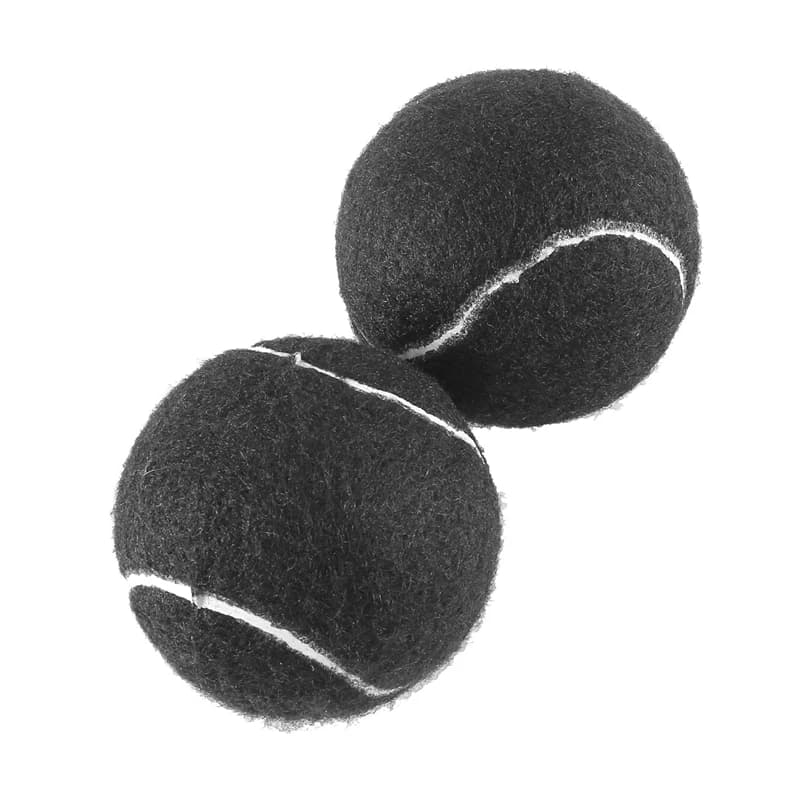 2 palline da tennis pretagliate per la protezione di gambe di mobili e pavimenti, rivestimento in feltro resistente e di lunga durata