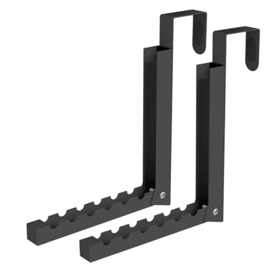Over The Door Hanger Folding Clothes Drying Rack, Folding Hanging Coat Rack for Indoor Laundry Room Compact Small Space Foldabl