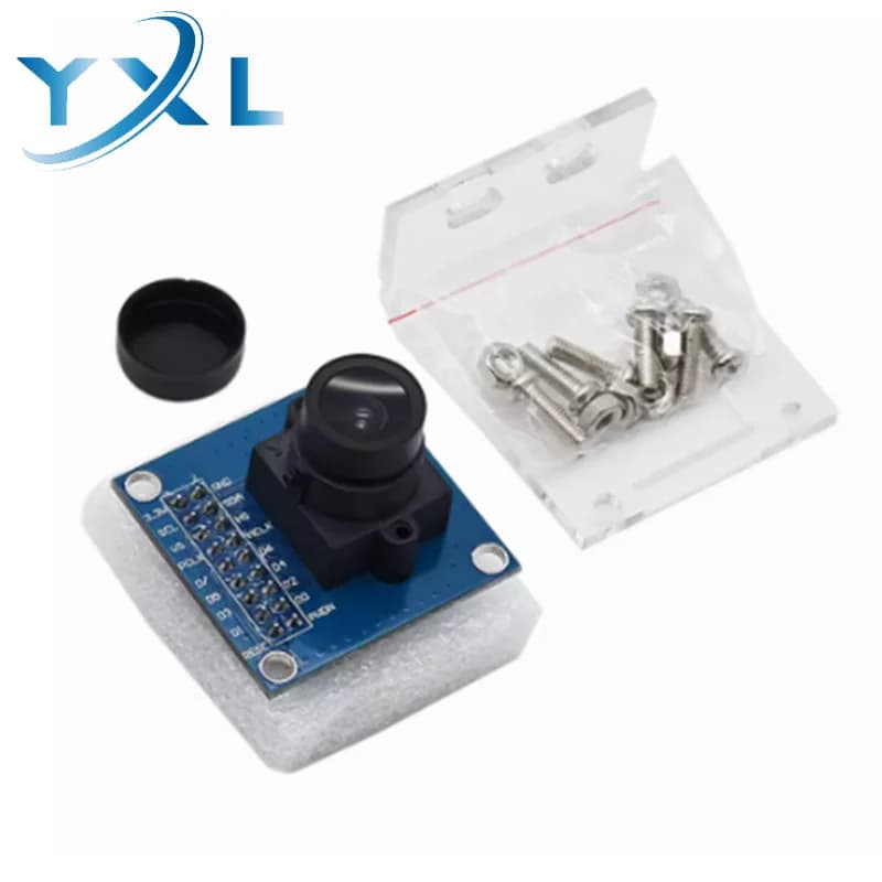 The OV7670 300KP camera module supports VGA CIF automatic display active size 640X480 for Arduino