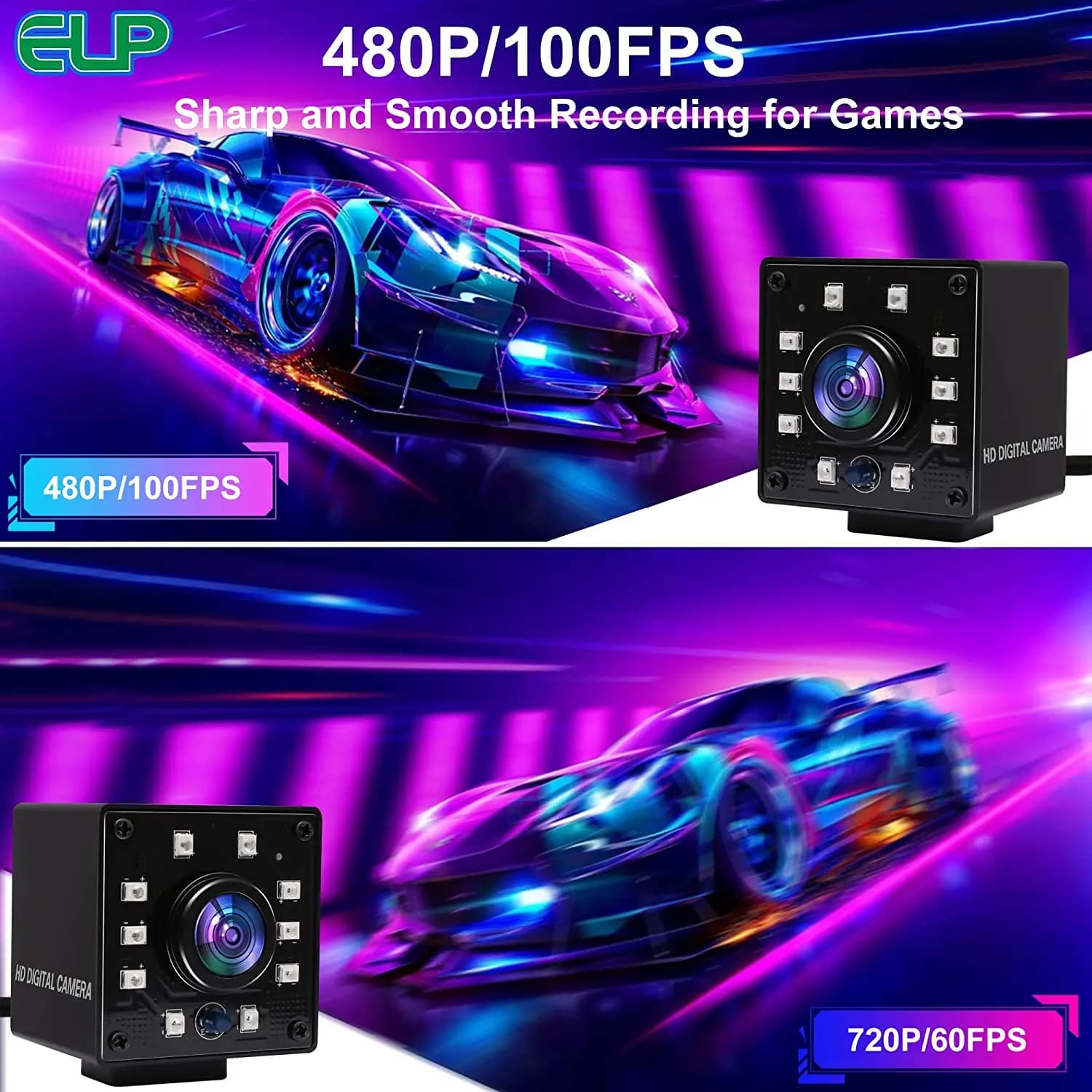 GOOD 1080P OV2710 120fps 180 Degree Wide Angle Fisheye USB Camera Night Vision Mini IR Webcam for Day and Night Video Security