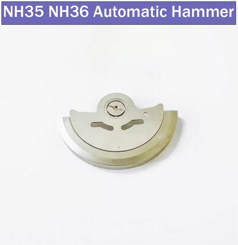 Accessori per Orologi Compatibili con Movimento Automatico Originale Giapponese NH35 NH36, Martello a Pendolo con Cuscinetto, Parti di Ricambio