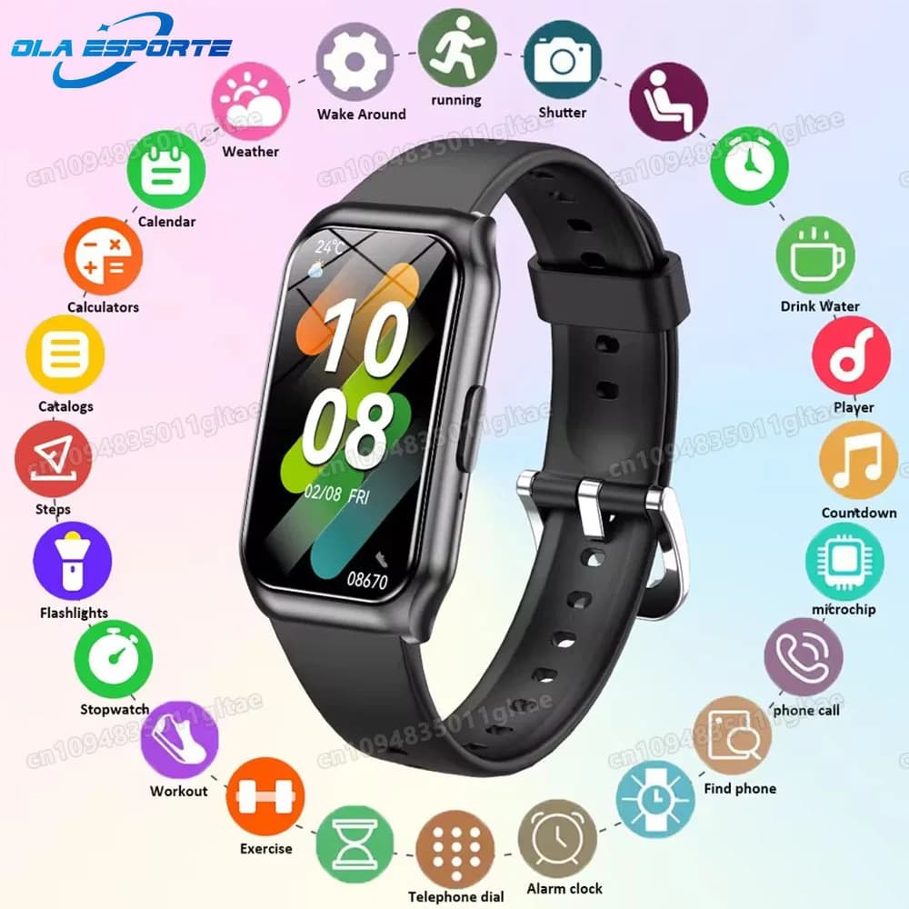New Smartwatch with 1.45 Full Screen for Men and Women, BT Calls, Open Sports, Waterproof, Health Monitoring, SOS, Digital Smart Watch