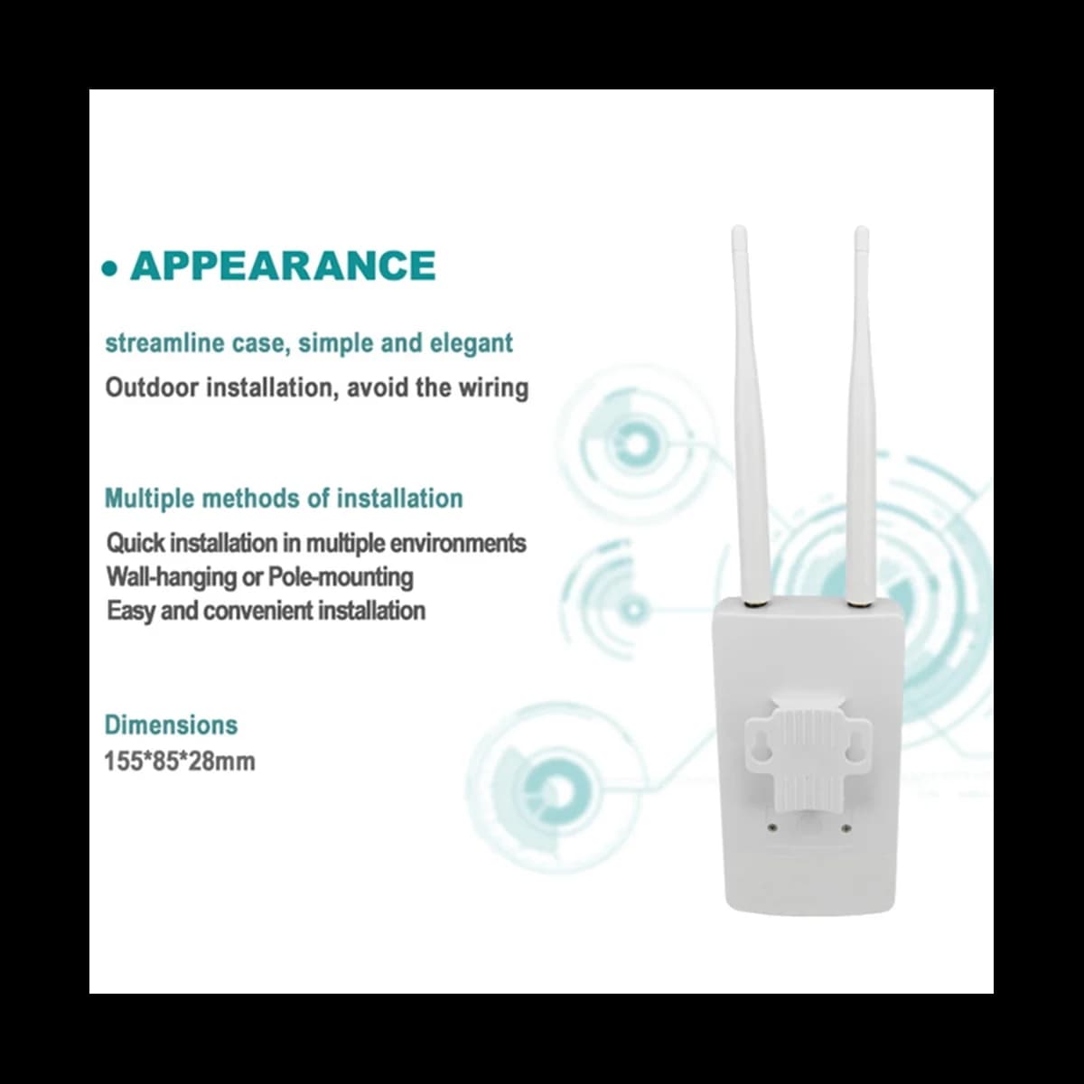 DSAOQ 4G LTE Wireless AP Router Wifi Hotspots CAT4 LAN esterno WAN SMA Antenna Slot per scheda SIM Sblocco Modem Cpe Banda larga