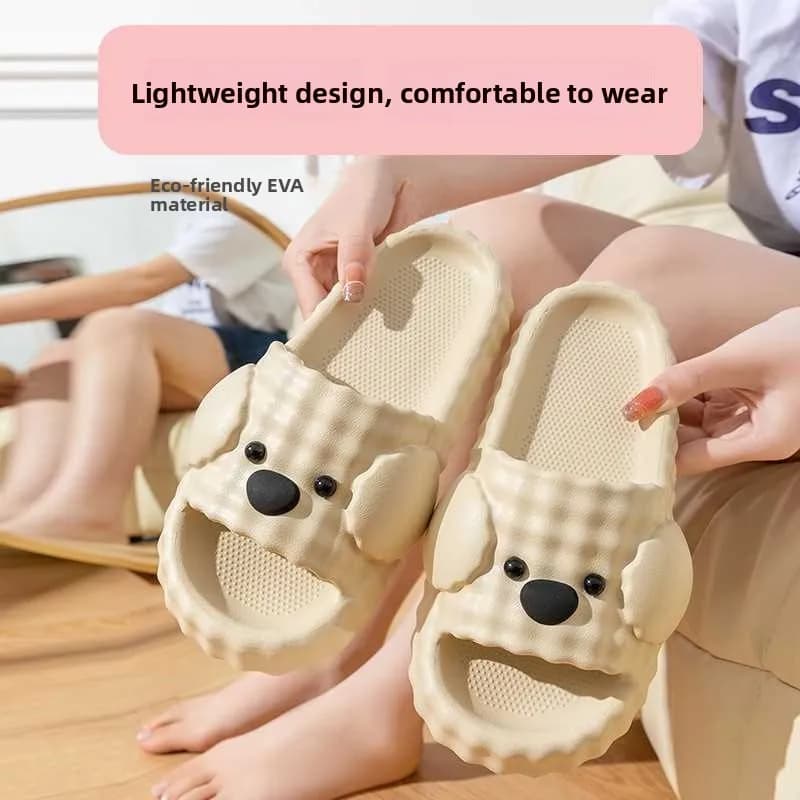 Ciabatte Antiscivolo con Suola Morbida da Donna, per Casa e Esterno, Estive, alla Moda, con Tacco Basso, Stile Coreano, Tomaia in Gomma, Interno in Tessuto