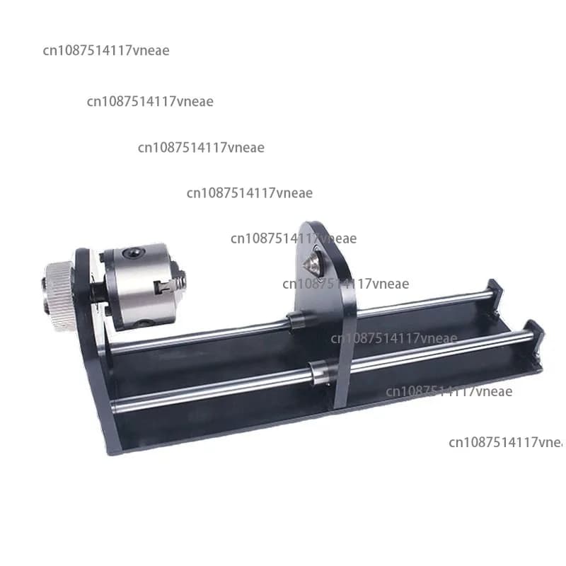 Albero rotante per macchina per incisione laser da 80 mm con accessorio per fresatrice a mandrino a tre griffe per apparecchiature di precisione