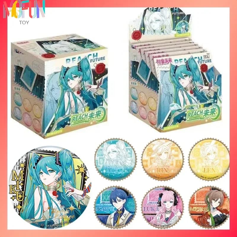 Kayou Original Hatsune Miku Piapro Characters Tinplate Badge Series Blind Box Anime Peripheral Goods Collect Toys Girls Gift