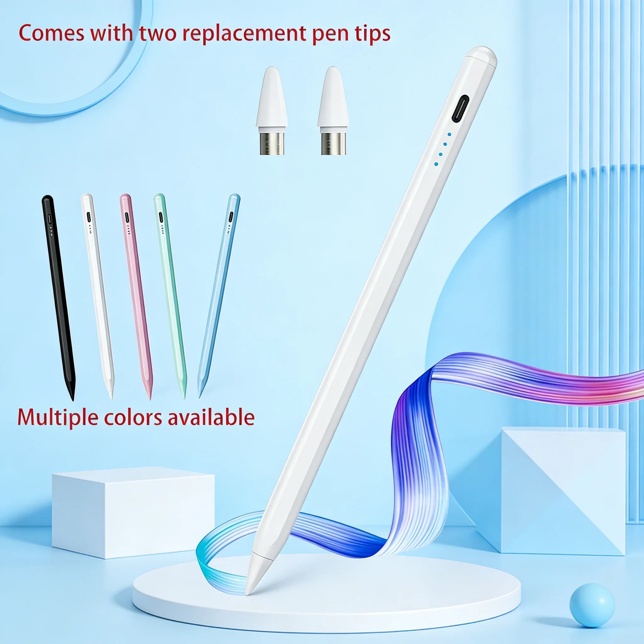 Universal Stylus For Android Ios Windows Ipad Pencil With Magnetic Adsorption Tablet Accessory For Huawei Xiaomi Samsung Pencil