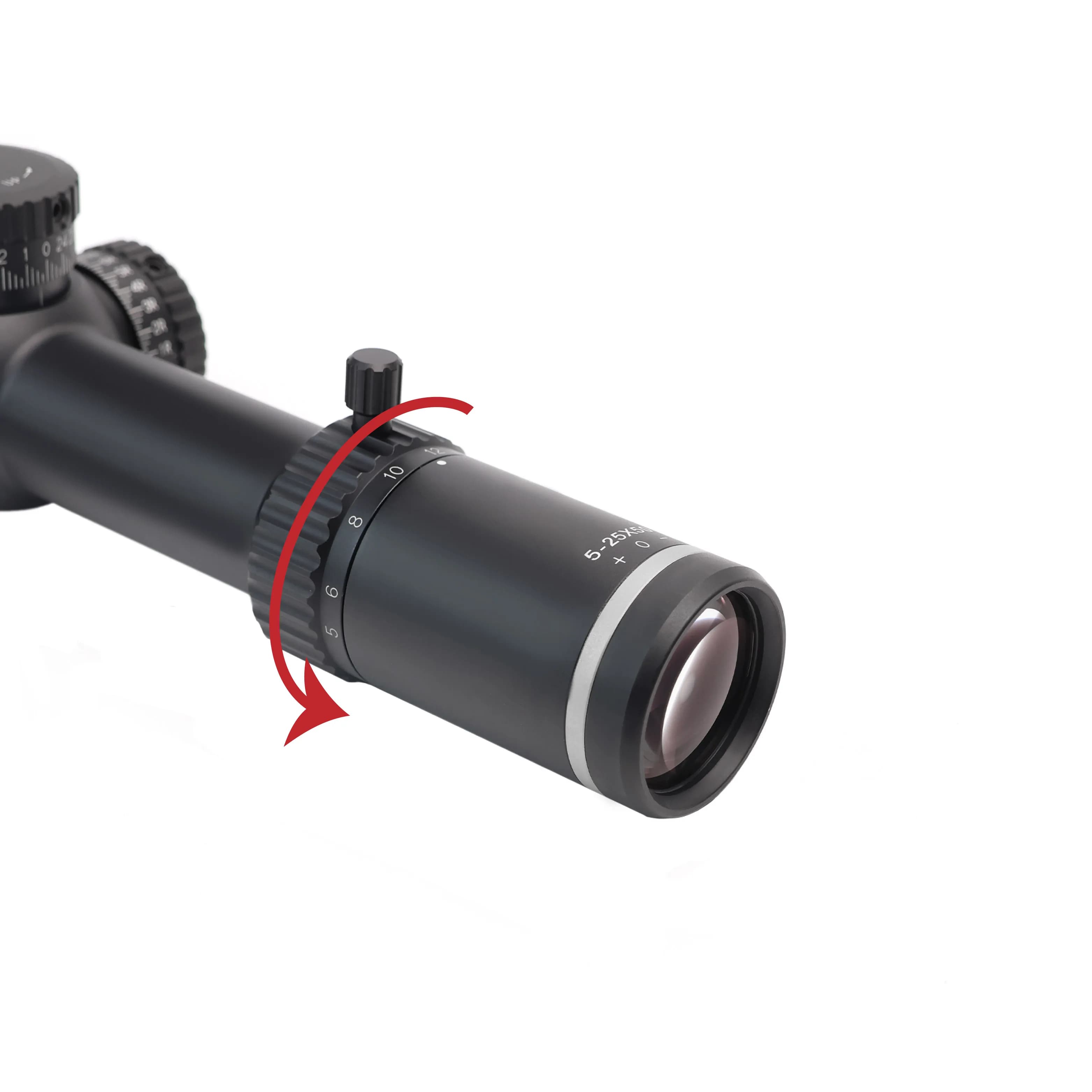 5-25x50 IR FFP Tactical Optics 5-25x Zoom Telescopic Hunting Spotting Scope With Reticle Illumination