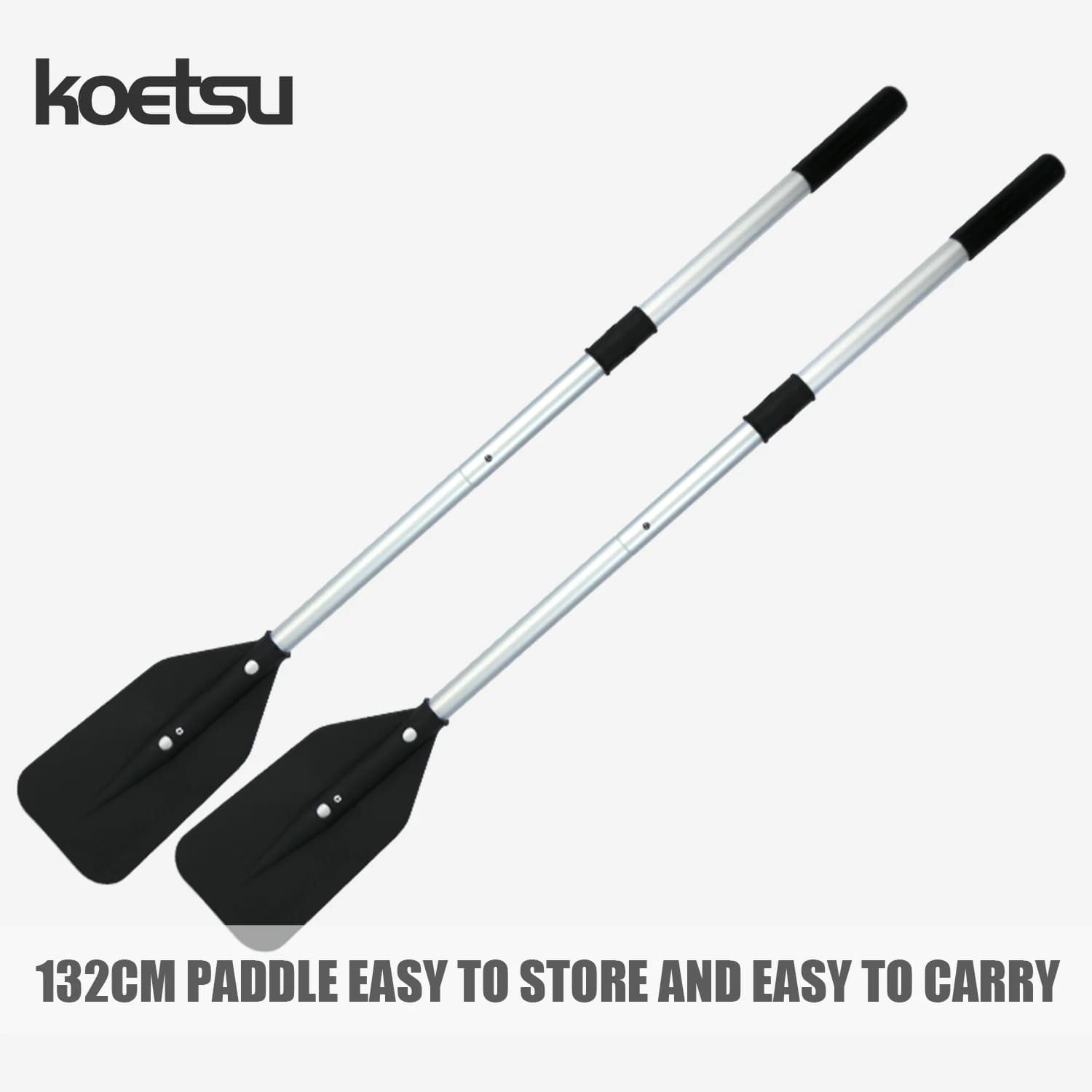 Accessori per pagaie per barche da pesca per kayak gonfiabile Pagaia in lega di alluminio SUP Pagaia per assalto Pagaia universale a manovella