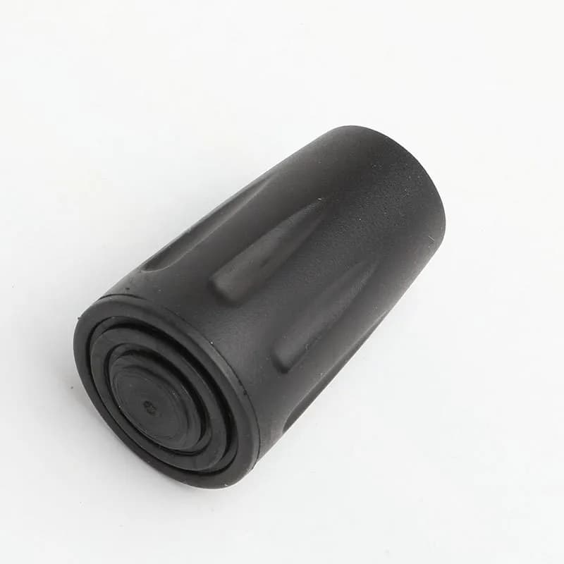 12 pcs Rubber Anti-Slip Material Trekking Pole Tips, great for Outdoor Hiking Trekking, Wear Resistant Durable