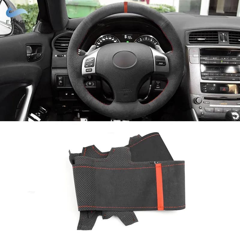 Hand braces on car cover Suede leather cover for Lexus IS250 IS250C IS300C IS300C IS350C 2006-2011