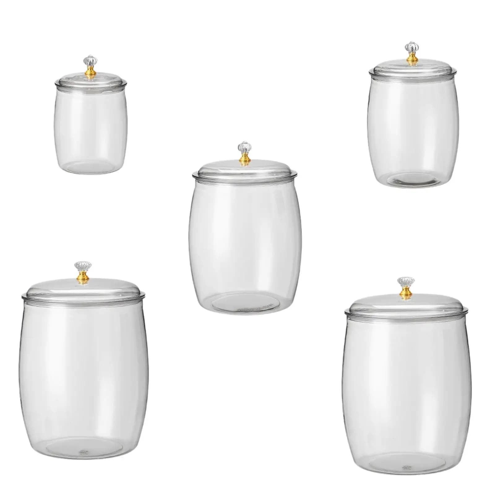 Kitchen Storage Container Kitchen Canisters Decoration Resuable Countertop Food