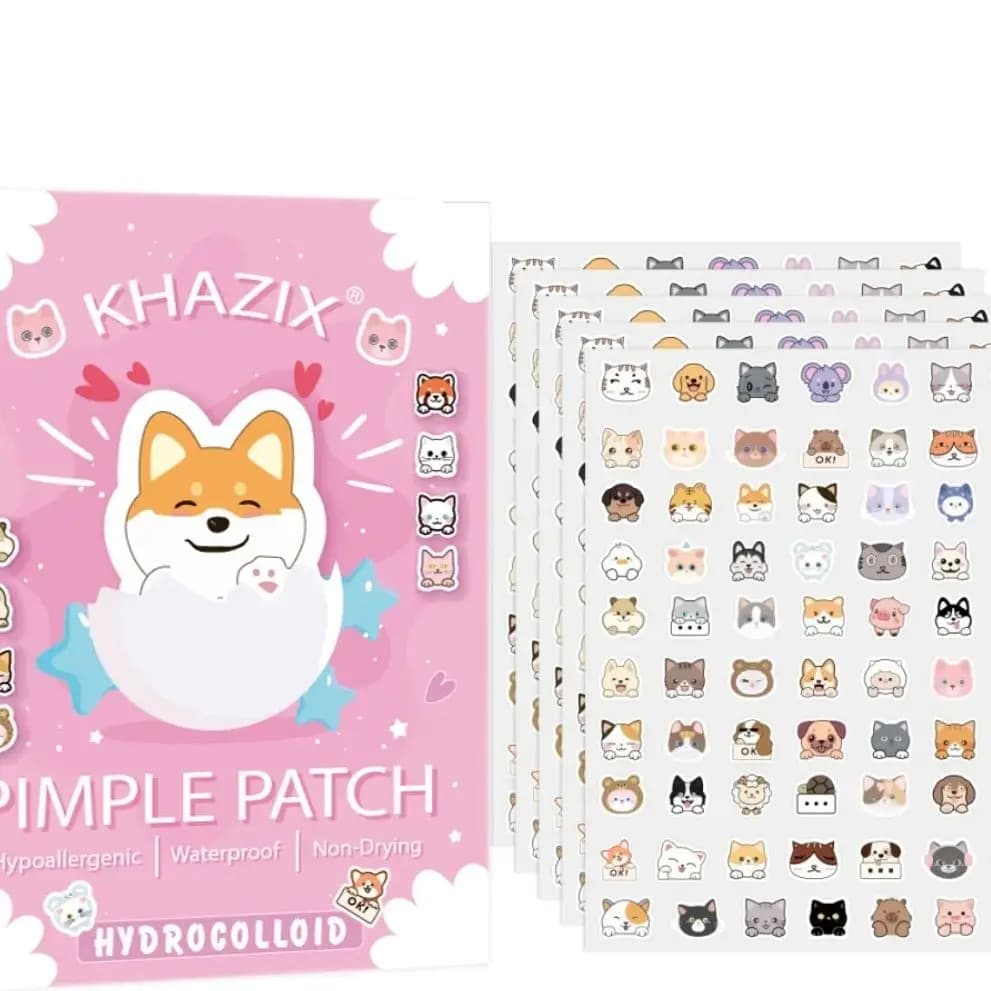 70-piece cartoon acne hinge, acne patch cute, safe, non-toxic face concealer