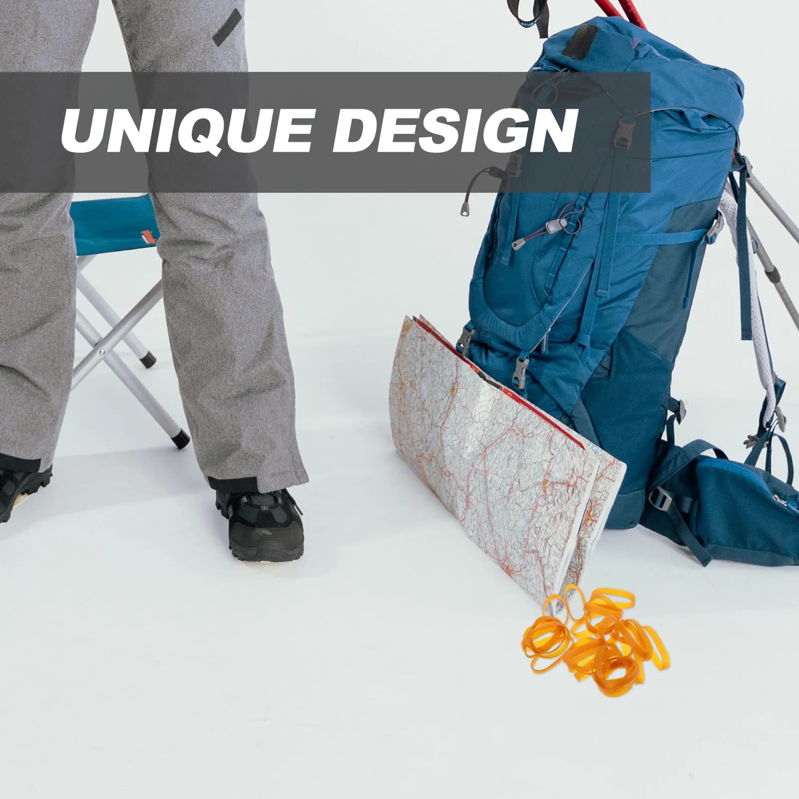 30 Pezzi Cinghie di Fissaggio per Sci, Adattabili a Diverse Dimensioni di Tavole, Presa Stabile, Accessorio per Snowboard, Fascia in Gomma, Cinghie per Attacchi da Snowboard