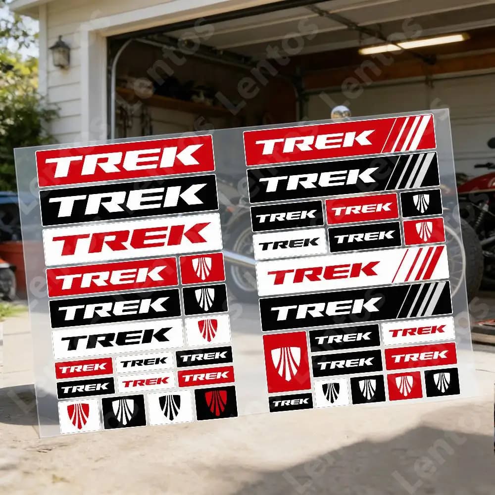 T-trek Reflective Motorcycle Stickers Waterproof Vinyl Decals For Motorbike Helmet Fuel Tank Bike