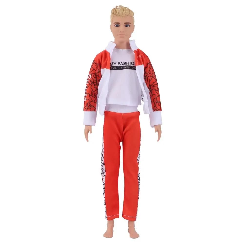 2024 Fashion Male Doll Hoodies Casual Wear 10 Styles Long Pants Doll Accessories 30-32CM Doll