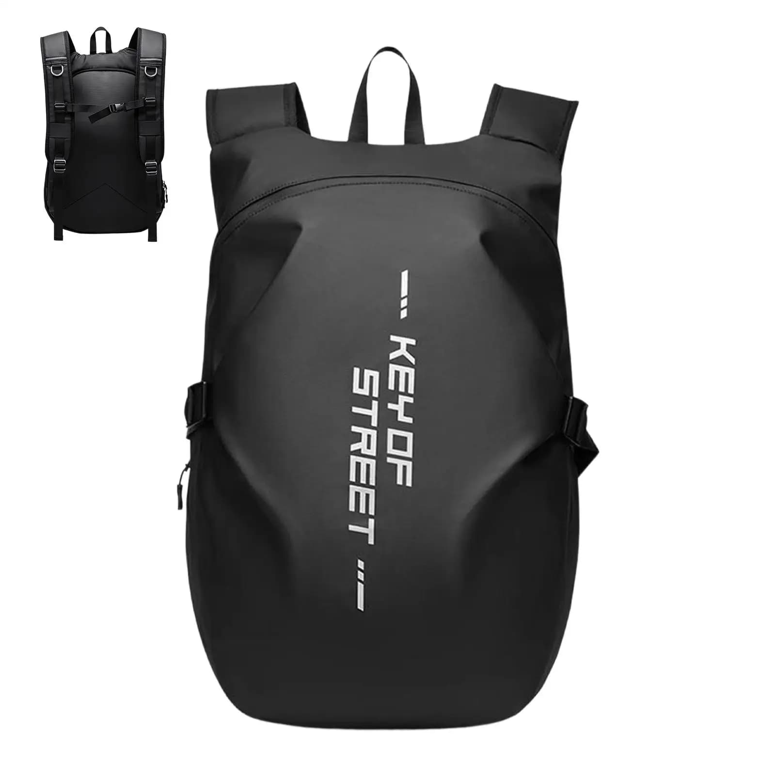 Zaino da moto impermeabile per attrezzatura, borsa per il trasporto per ciclismo, zaino per casco da dirt bike, per avventure in bicicletta e campeggio