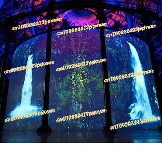 Schermo per Proiezione Olografica 3D a 360 Gradi, Schermo Holo Gauze, Schermo a Rete Olografica per Spettacoli Olografici 3D
