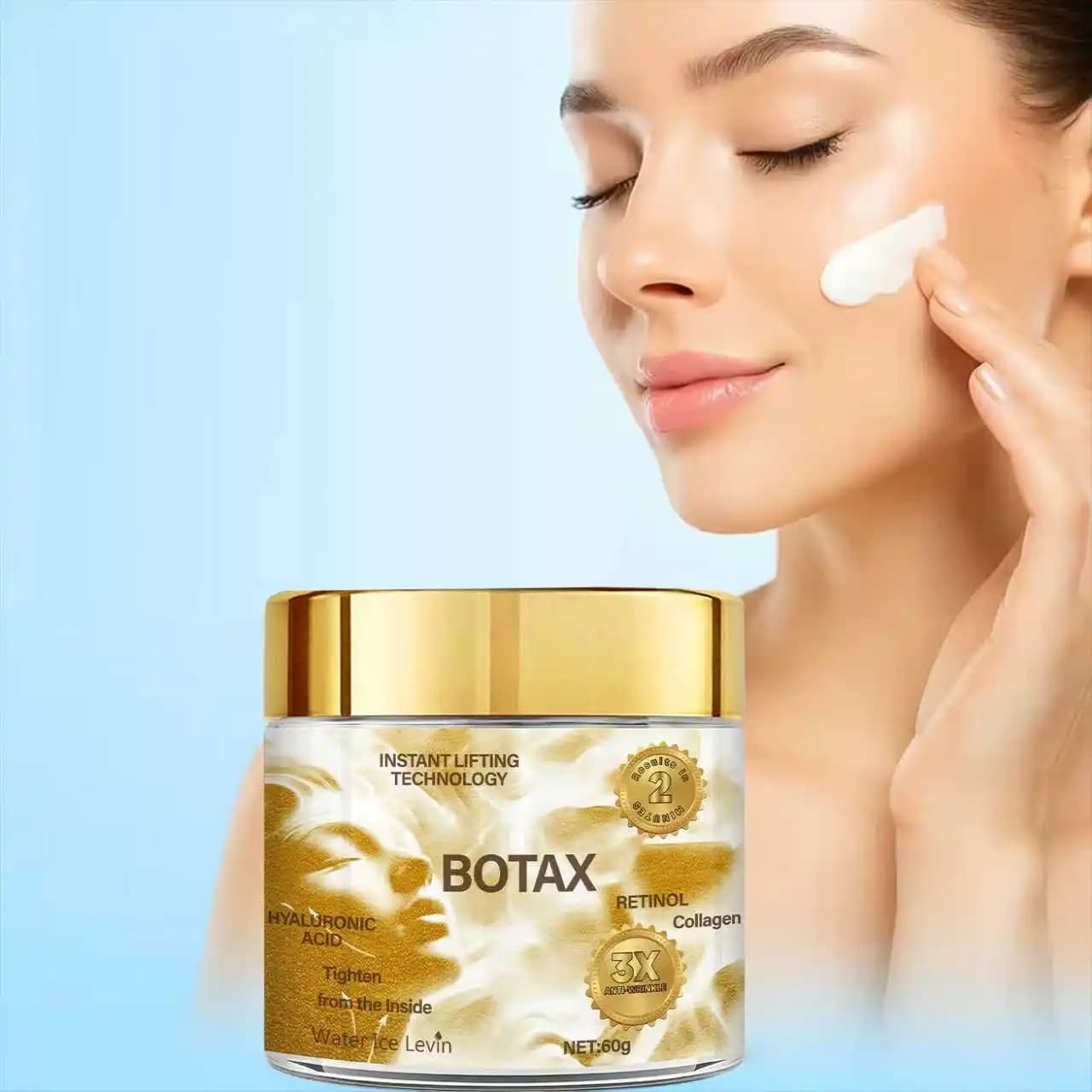 BOTAX 3X Anti-Wheel Face Cream: Retinol/Collagene, Instant Lifting Effect, Hydrate and Rassoda Skin for Young Softness