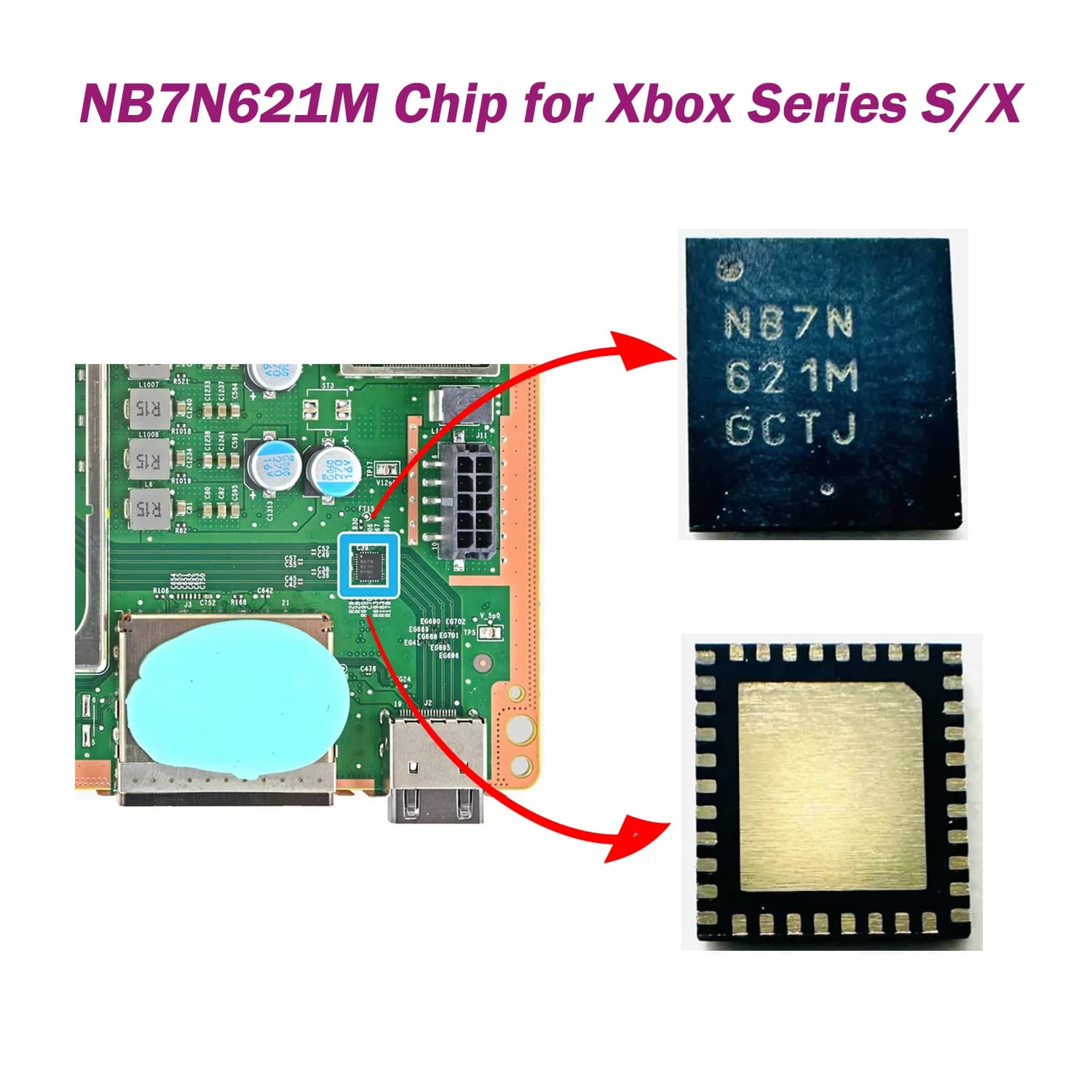 1/2/5/10pcs NB7N621M HDMI IC Chip Driver Retimer Original for Xbox Series X/S XSX XSS