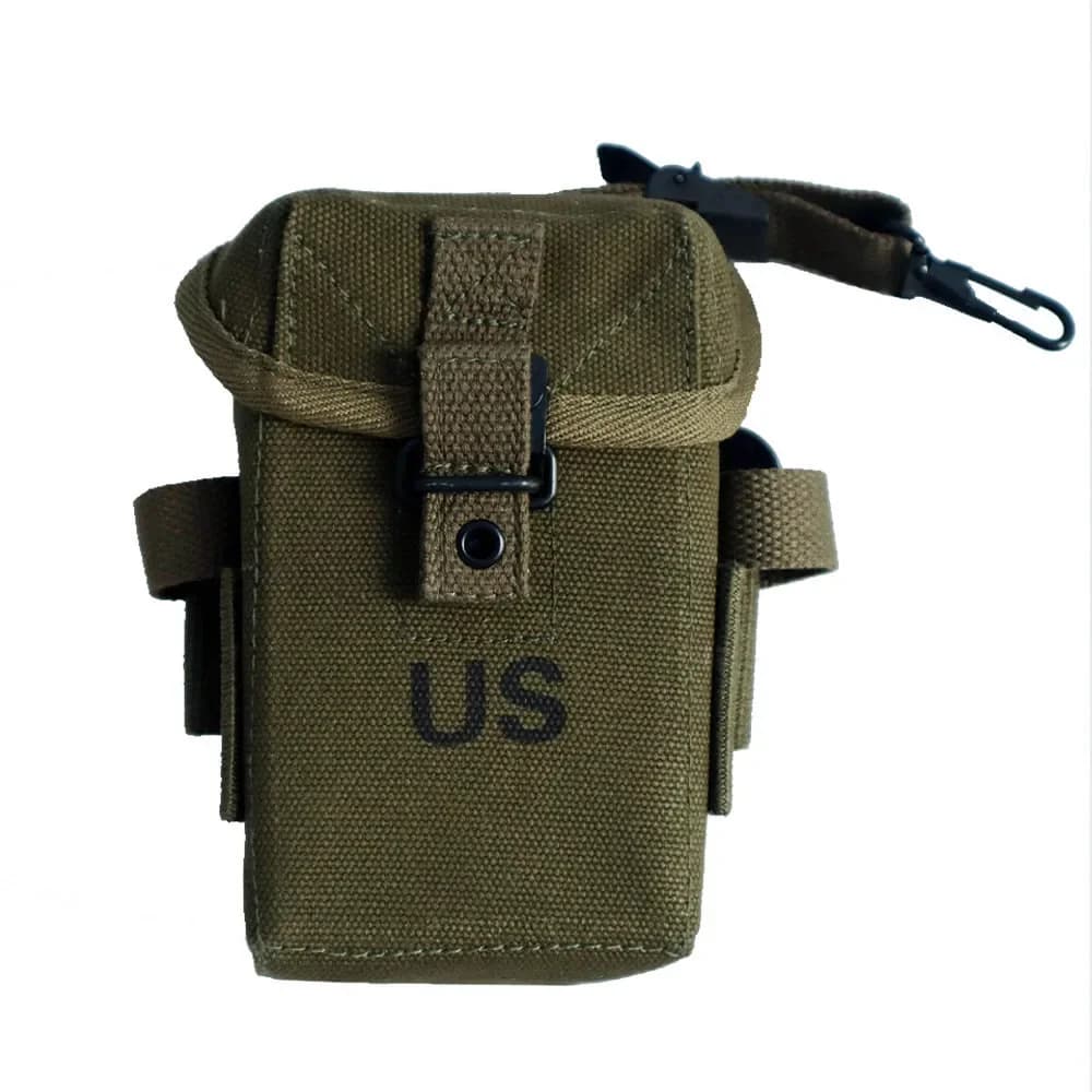 M1956 borsa lunga American 20rd borsa rigida Retro WW2 US Army Vietnam pacchetto universale di munizioni pacchetto cintura di stoccaggio