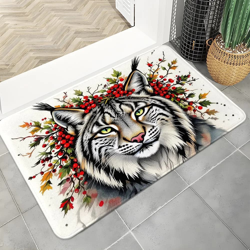 1pc a Doormat Featuring a Christmas Animal Theme, Designed to Beautify Your Home And Your Floors. Suitable for Laundries, Living