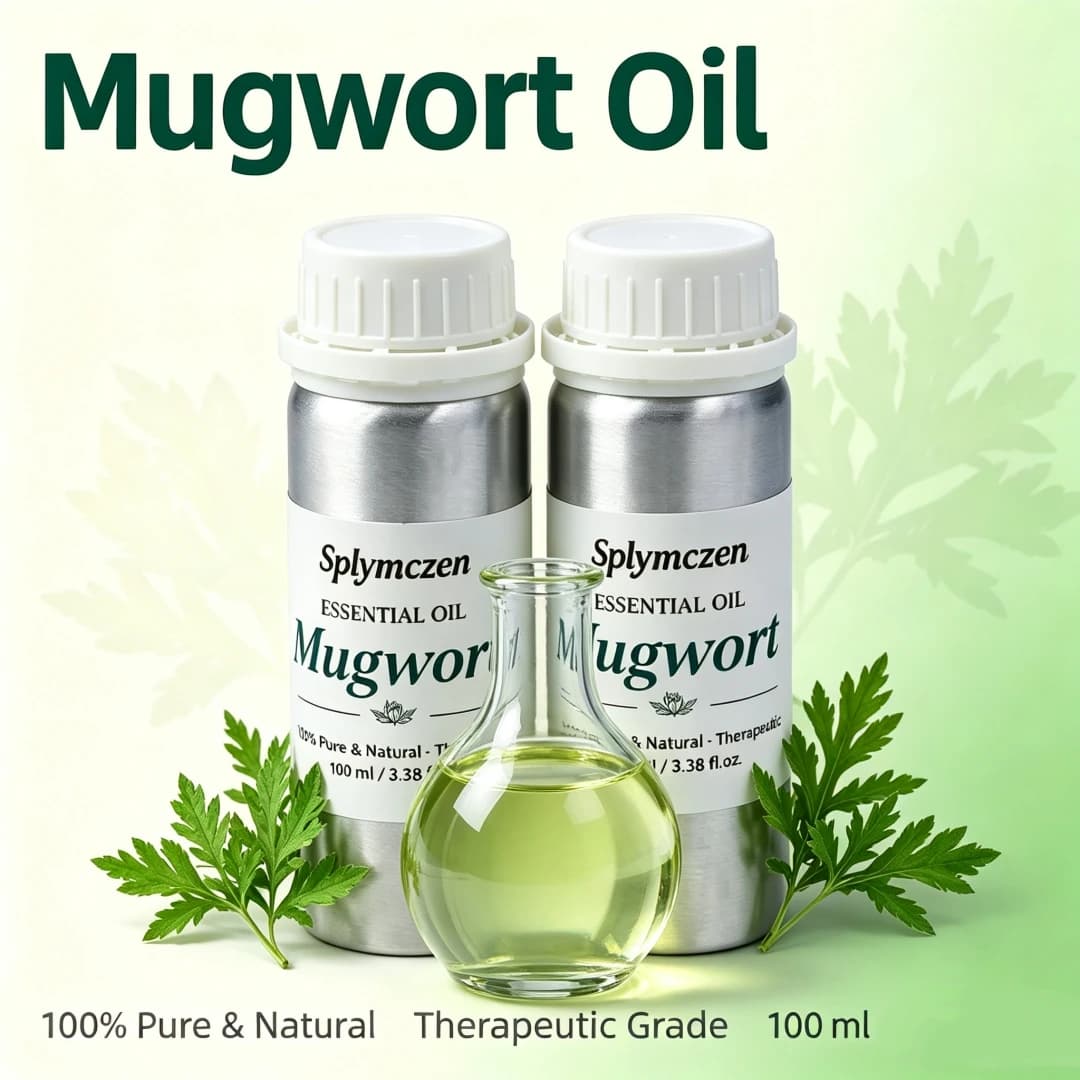 Splymczen Mugwort Fragrance Oil Undiluted Natural Scent Oil For Incense Making Aroma Diffuser Candle & Soap DIY