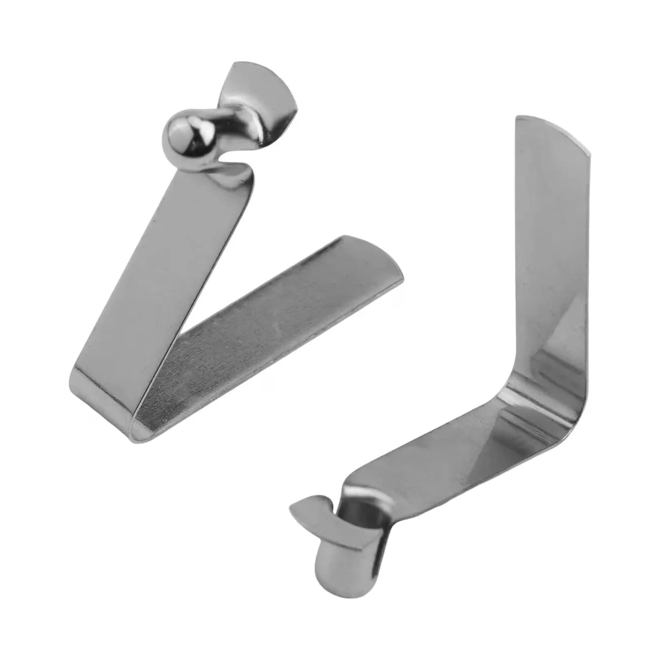 6 Pcs Spring Snap Push Button Clips, Stainless Steel Tube Locking Pin Clips for Kayak Paddles, Camping Tent Poles