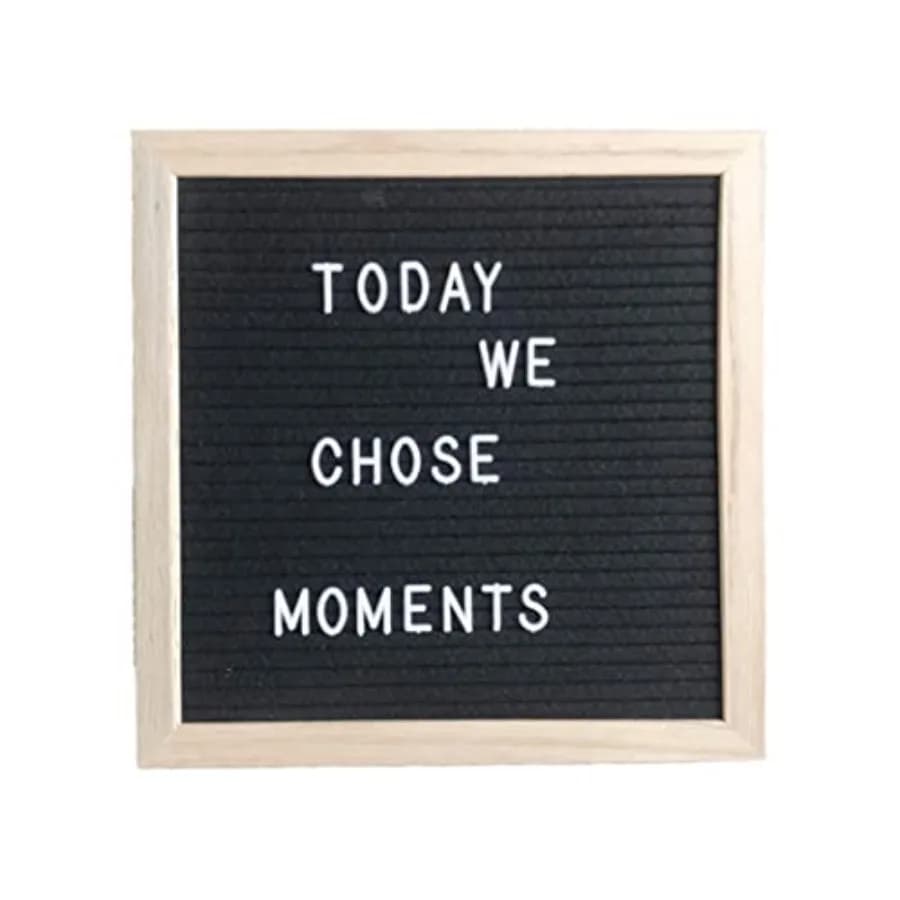 Felt Board Felt Letter Board, 10 x 10 inch Message Board Word Board Letter Board Sign Bulletin Board Letters, Pregnancy Announc