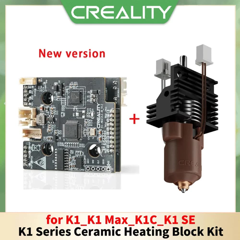 Creality PCBA_G_K1-MAX/K1_T9_GD32F303CBT6 NOZZLE-C-V13 Scheda Adattatore Nuova Versione Set Originale Ricambio Parti Stampante 3D per K1