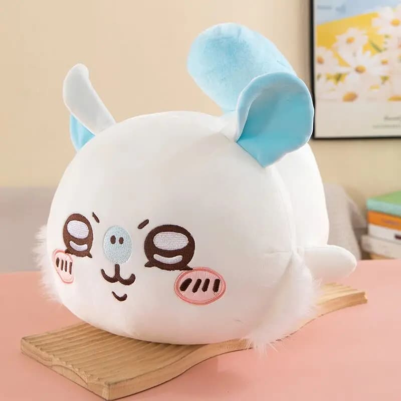 Peluche Kawaii Usachi Chiikawa di Grandi Dimensioni 30cm, Orsacchiotto Autodeprecante, Cuscino Hachiware, Regalo