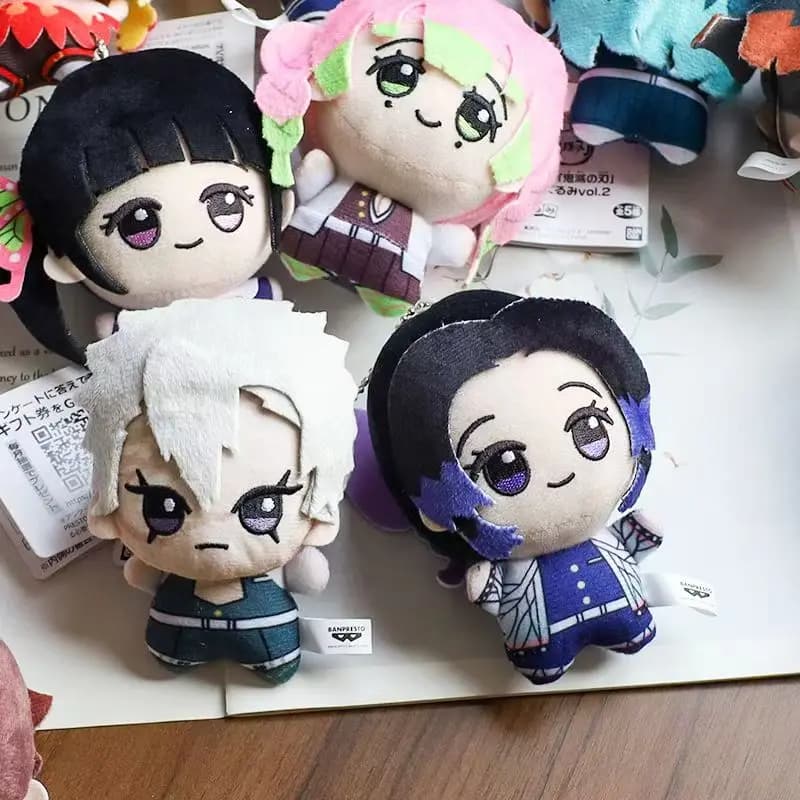 Portachiavi a forma di cartone animato, ciondolo in peluche, bambola, Demon Slayer: Kimetsu no Yaiba Edizione Nunu
