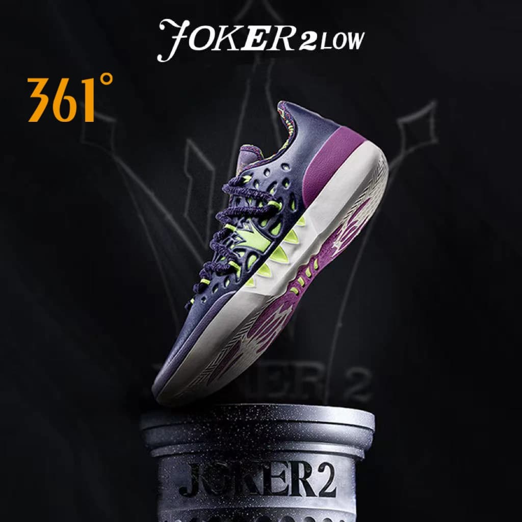 361 ° Joker 2 Low Basket Shoes for Men, New Field Traction, Breathable, Ammortizer, Resistant to wear, Sneaker Male 672611110
