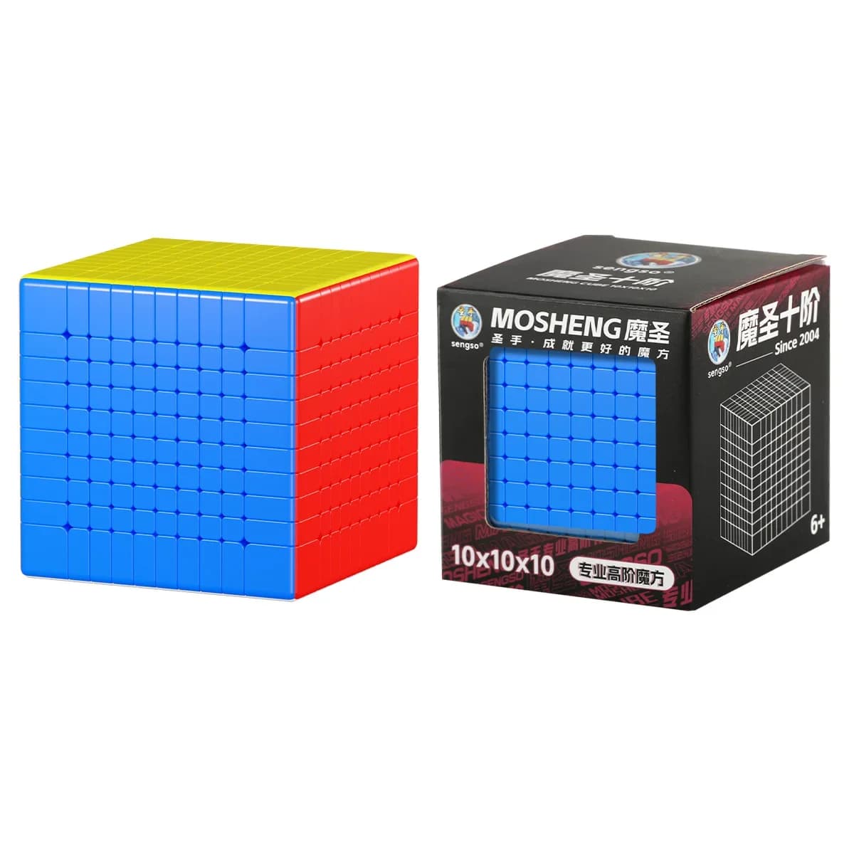 [Cubo pazzo] SengSo 9x910x10 11x11 Cubo di velocità magico magnetico Senza adesivo Fidget Toys ShengShou Mosheng 10x10 11x11 Cubo Magico