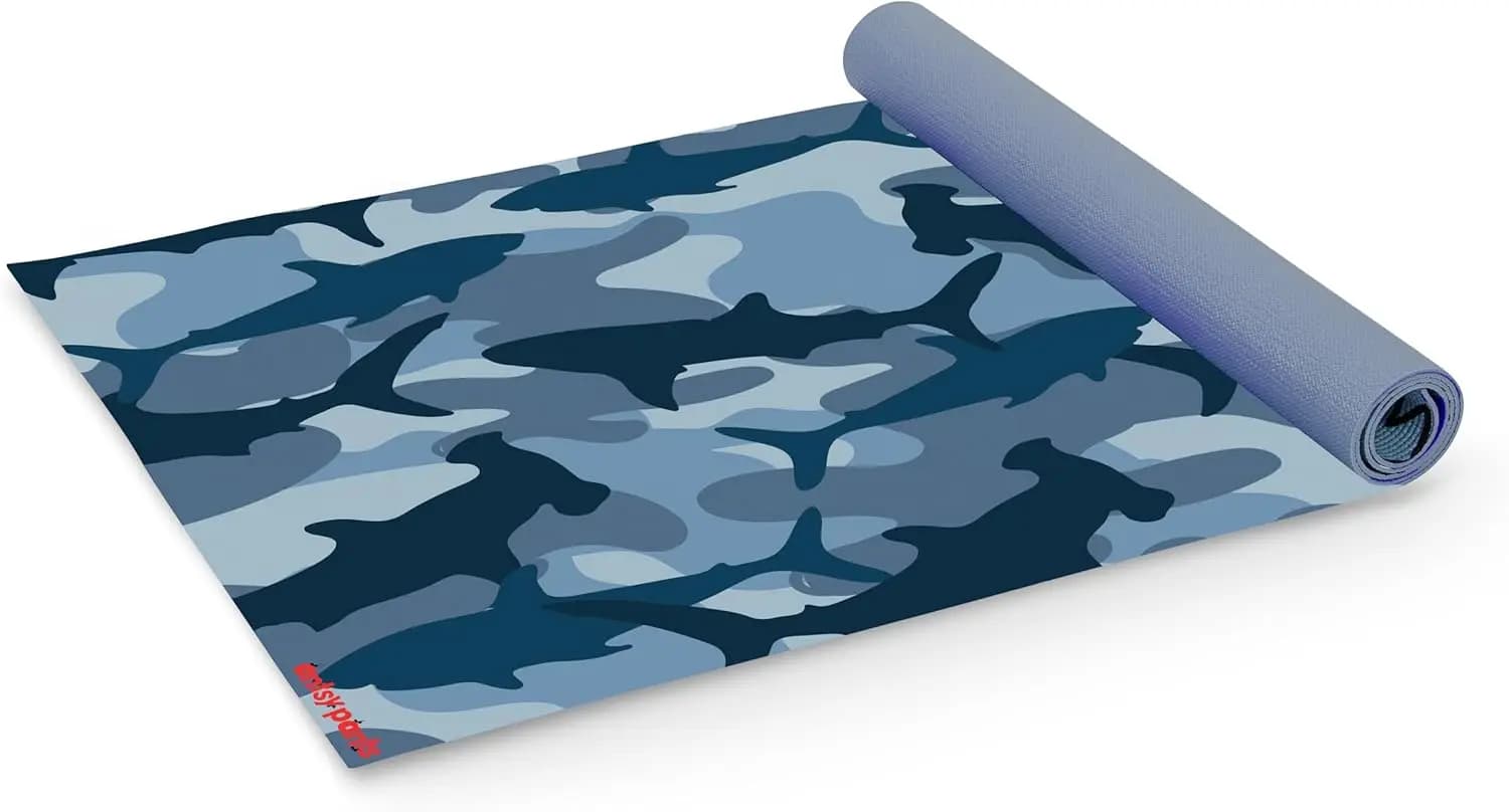 Anti-slip Children's Yoga Mat 60x24 Inches, 3mm Thickness, No Ftalates, for Home Training, Travel and Game