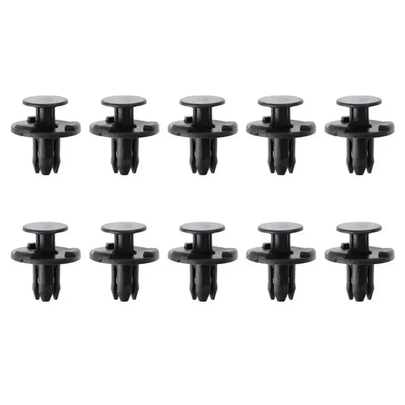 10 pezzi 7.6mm foro, clip di rivestimento per bagagliaio e bagagliaio B146 per pannelli di rivestimento interni Nissan fit 8 mm