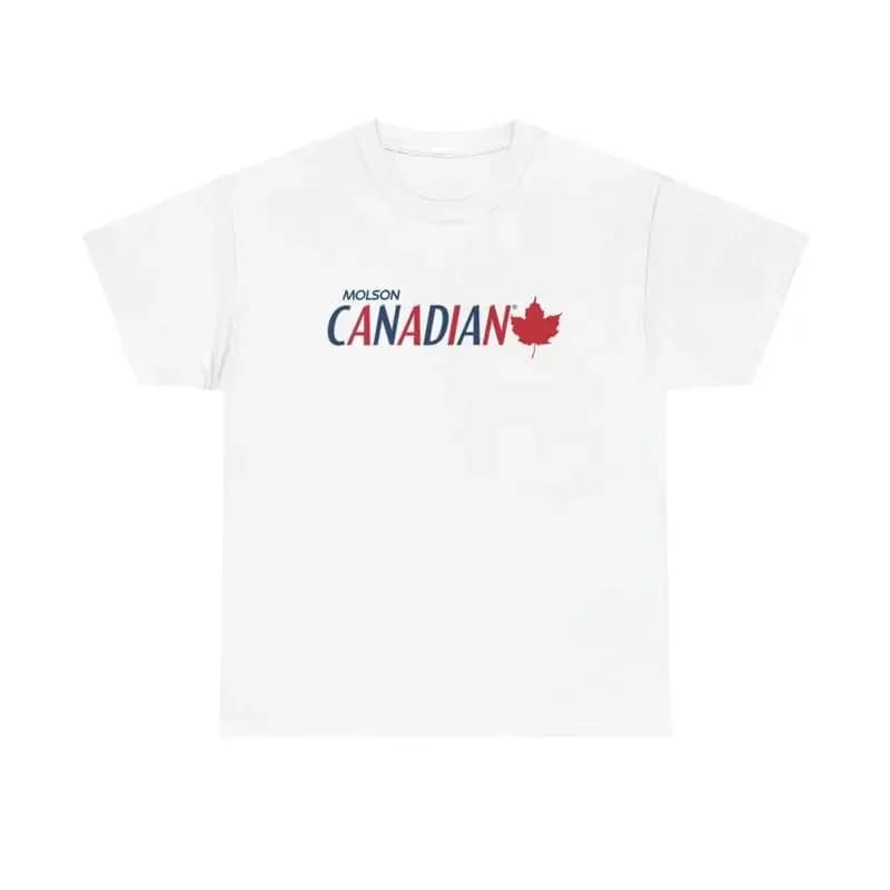 Molson Canadian Beer T Shirt Vintage Heavy Cotton
