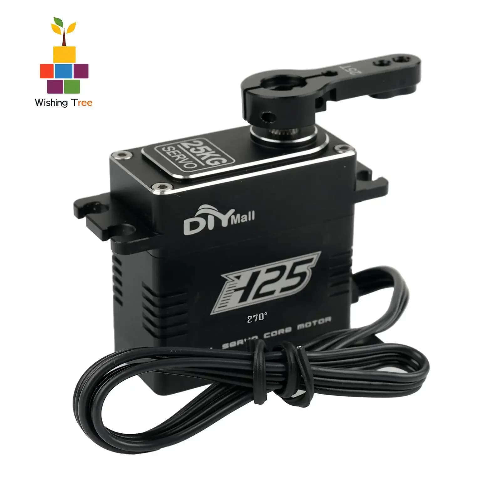 Servo Digitale BLS-H25 25KG in Metallo con Motore a Spazzole in Carbonio per Auto RC 1/8 1/10 1/12, Elicottero, Robot, Upgrade Fai-da-Te