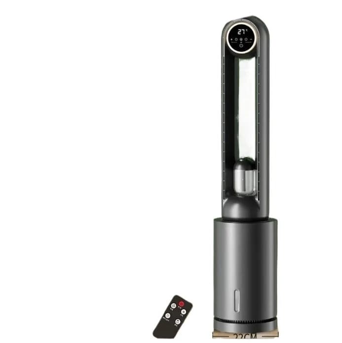Ventilatore senza lama Raffreddamento ad acqua domestico Ventilatore elettrico Ventilatore da pavimento verticale Circolazione silenziosa