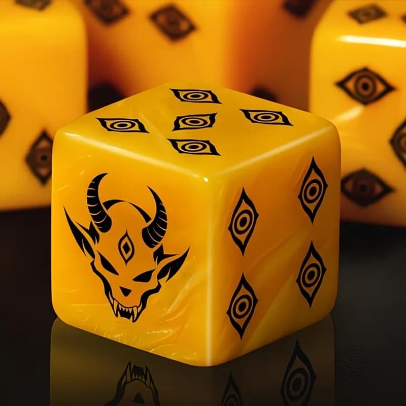 Set di dadi del diavolo, adatti per giochi da tavolo, giochi di ruolo, draghi e bucce, ecc.