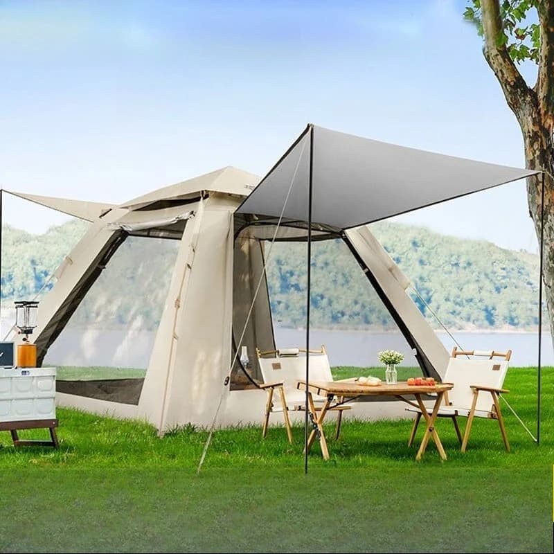 Nature Hike Camping Tent Fishing Backpacking Outdoor 2-Person Camping Tent Bed Folding Light-Weight Carpa De Viaje Outdoor Tools