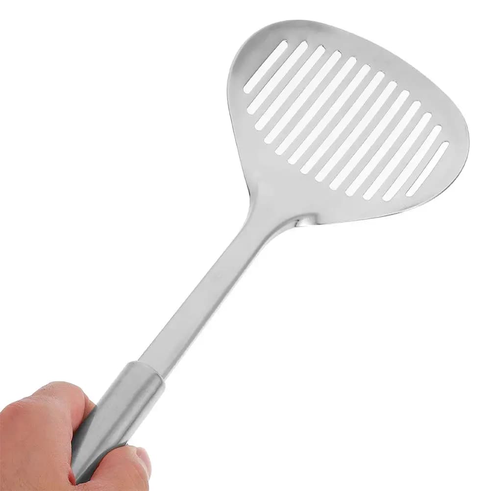 2Pcs Stainless Steel Cat Litter Scoop Metal Poop Scooper Large Surface Litter Box Sifter Comfortable Ergonomic Grip