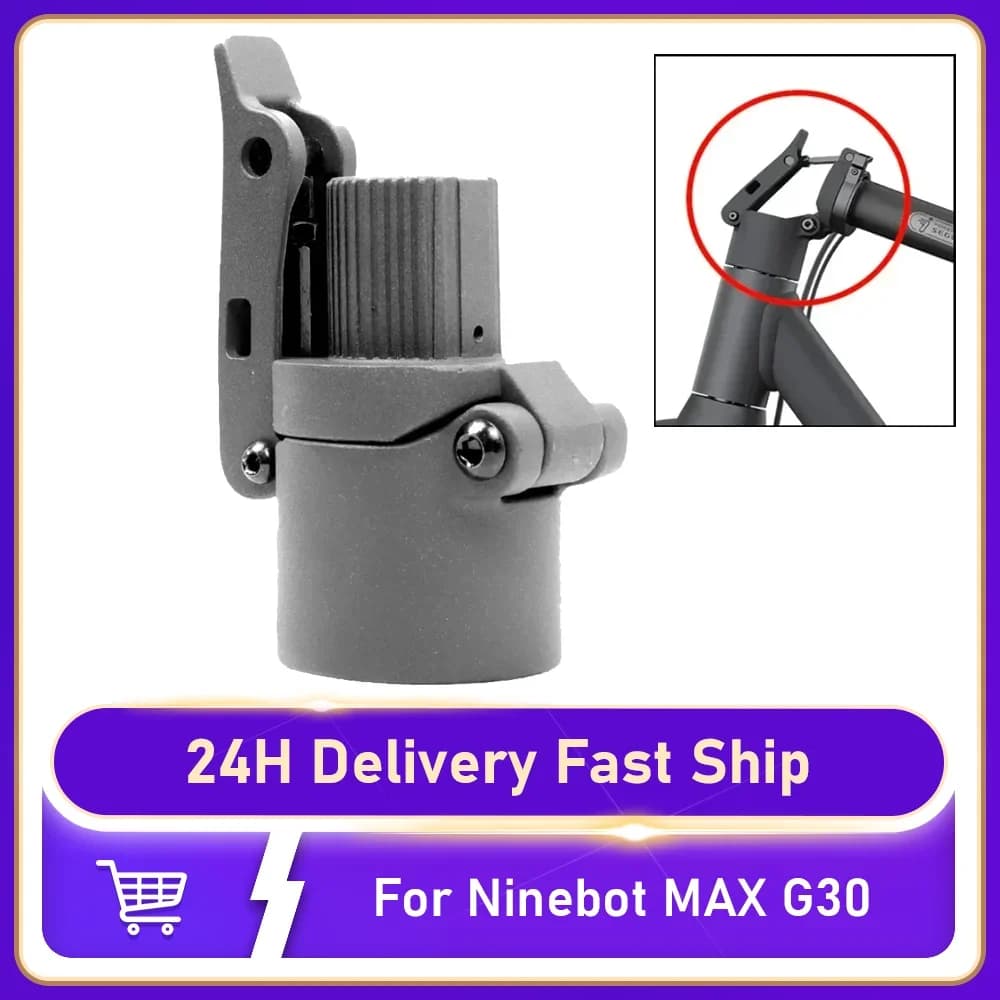 Parte di ricambio per base per asta pieghevole per accessori per scooter elettrici Ninebot MAX G30 Fibbia di fissaggio pieghevole